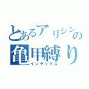 とあるアリシンの亀甲縛り（インデックス）