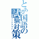 とある国語の試験対策（ハンドアウト）