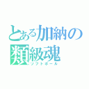 とある加納の類級魂（ソフトボール）