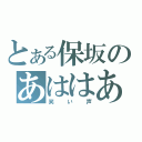 とある保坂のあははあははあはははは（笑い声）