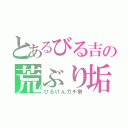 とあるびる吉の荒ぶり垢（びるけんガチ勢）