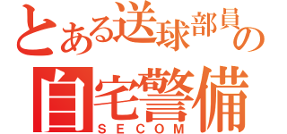 とある送球部員の自宅警備（ＳＥＣＯＭ）