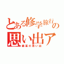 とある修学旅行の思い出アルバム（最高の思い出）