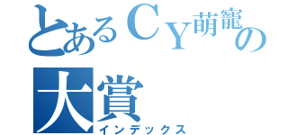 とあるＣＹ萌寵の大賞（インデックス）