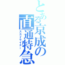 とある京成の直通特急（スカイライナー）