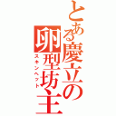 とある慶立の卵型坊主（スキンヘット）