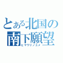 とある北国の南下願望（ヒマワリノユメ）