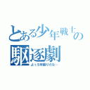 とある少年戦士の駆逐劇（よぅ５年振りだな…）