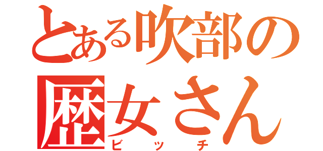 とある吹部の歴女さん（ビッチ）