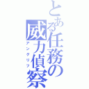 とある任務の威力偵察（アングリフ）