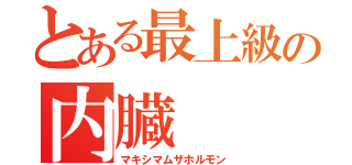 とある最上級の内臓（マキシマムザホルモン）