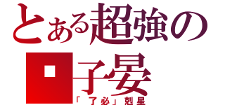 とある超強の黃子晏（「了必」剋星）