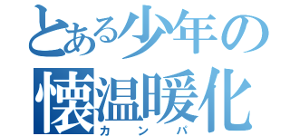 とある少年の懐温暖化募金（カンパ）