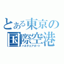 とある東京の国際空港（ハネダエアポート）