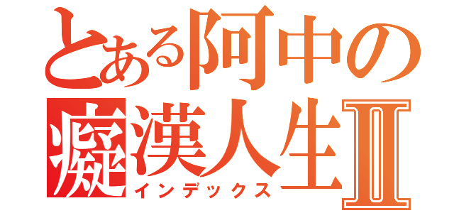 とある阿中の癡漢人生Ⅱ（インデックス）