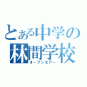 とある中学の林間学校（オープンエアー）