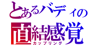 とあるバディの直結感覚（カップリング）