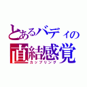 とあるバディの直結感覚（カップリング）