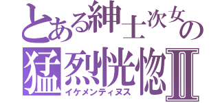 とある紳士次女の猛烈恍惚Ⅱ（イケメンティヌス）