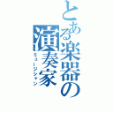 とある楽器の演奏家（ミュージシャン）