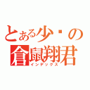 とある少爷の倉鼠翔君（インデックス）