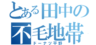 とある田中の不毛地帯（ドーナツ平野）