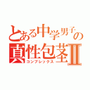 とある中学男子の真性包茎Ⅱ（コンプレックス）