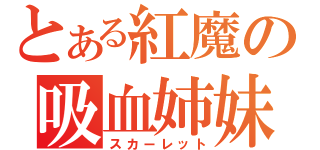 とある紅魔の吸血姉妹（スカーレット）