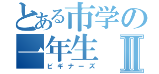 とある市学の一年生Ⅱ（ビギナーズ）