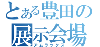 とある豊田の展示会場（アムラックス）