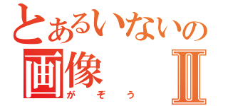 とあるいないの画像Ⅱ（がぞう）