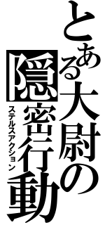 とある大尉の隠密行動（ステルスアクション）