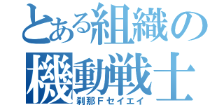 とある組織の機動戦士（刹那Ｆセイエイ）