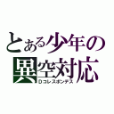 とある少年の異空対応（Ｄコレスポンデス）