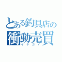 とある釣具店の衝動売買（ヤ　ケ　ガ　イ）