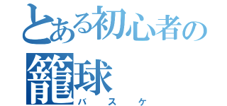 とある初心者の籠球（バスケ）