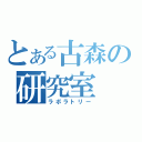 とある古森の研究室（ラボラトリー）