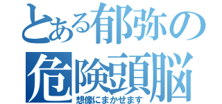 とある郁弥の危険頭脳（想像にまかせます）