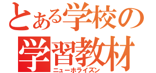 とある学校の学習教材（ニューホライズン）