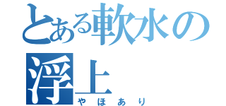 とある軟水の浮上（やほあり）