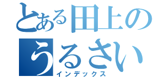 とある田上のうるさい遊び（インデックス）