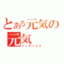 とある元気の元気（インデックス）