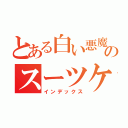 とある白い悪魔のスーツケース（インデックス）