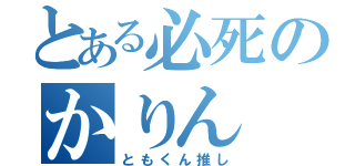 とある必死のかりん（ともくん推し）