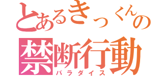 とあるきっくんとなおとの禁断行動（パラダイス）