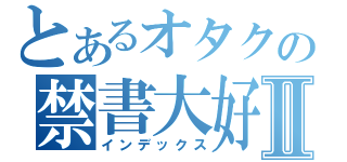 とあるオタクの禁書大好きⅡ（インデックス）