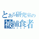 とある研究室の被捕食者（ねこえさ）