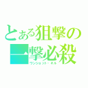 とある狙撃の一撃必殺（ワンショット・キル）