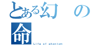 とある幻の命（Ｌｉｆｅ ｏｆ ｐｈａｎｔｏｍ）