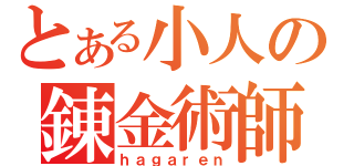 とある小人の錬金術師（ｈａｇａｒｅｎ）